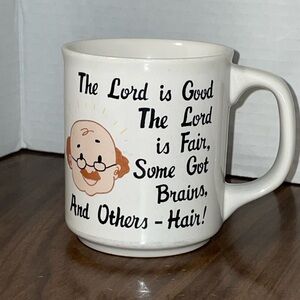 Taiwan Vintage Coffee Mug The Lord is Good Funny Humurous Gift